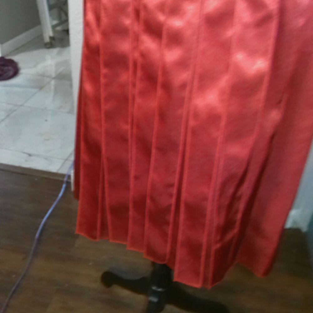 Calvin Klein Red Ribbon dress size 10 - Picture 3 of 9